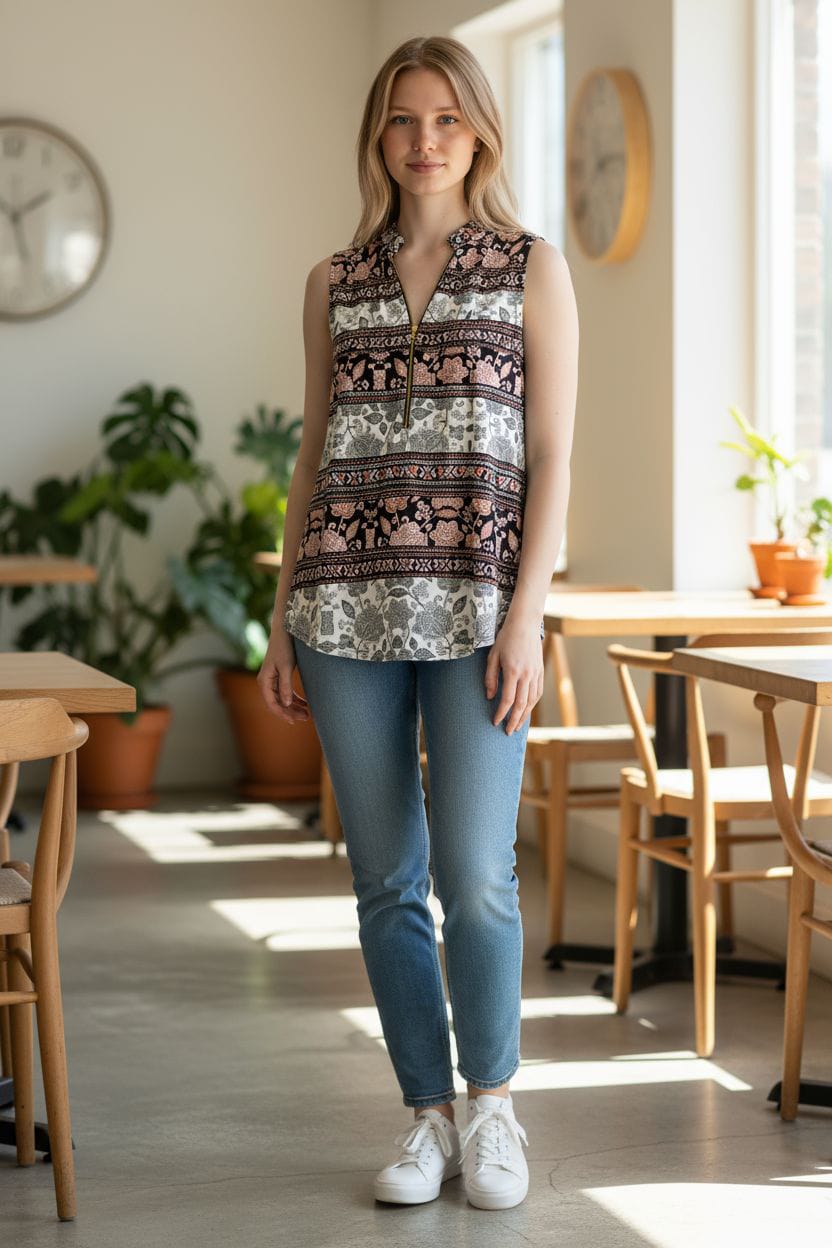 Sleeveless Stylish Top