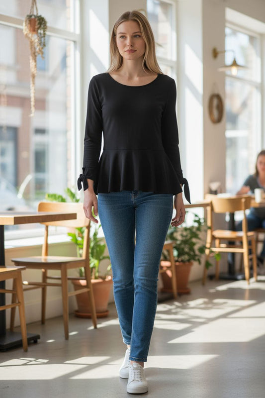 Designer Black Top