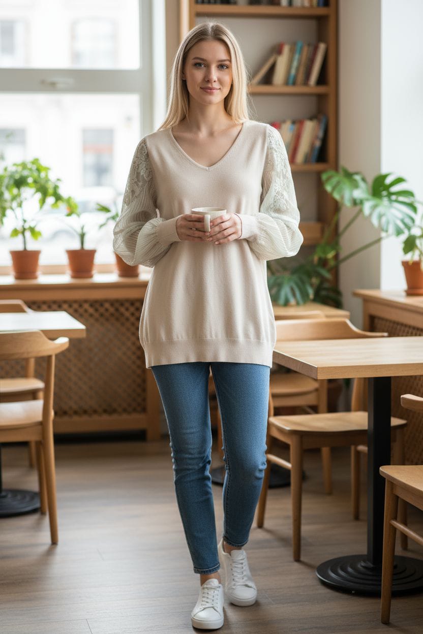 Designer woollen dress