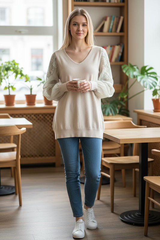 Designer woollen dress