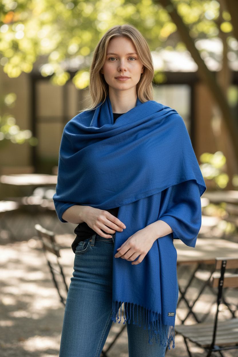 Blue Elegant Stole
