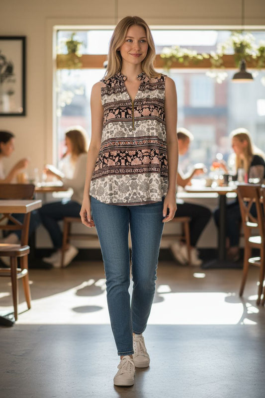Sleeveless Stylish Top