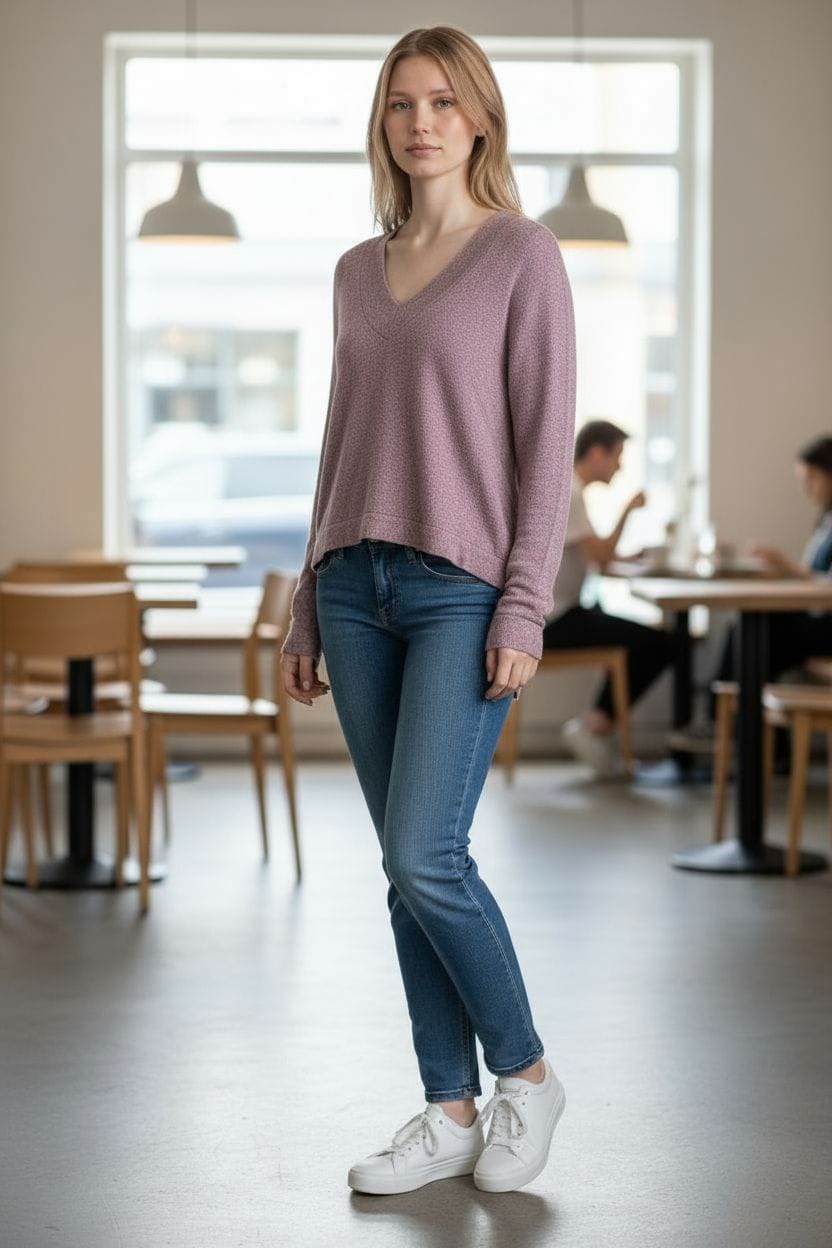 Woollen Designer Pink Top