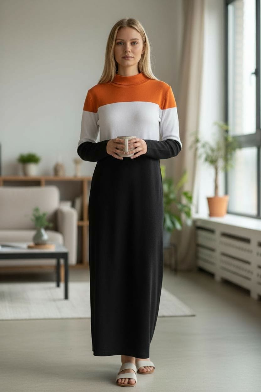 Stylish Full Sleeves Dress