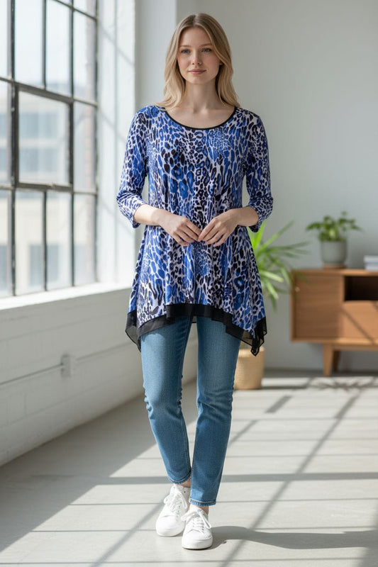 Designer Blue Top